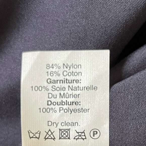 🎃Madewell Magnolia Navy Blue Lace Sheath Dress Size 4 - Picture 14 of 15